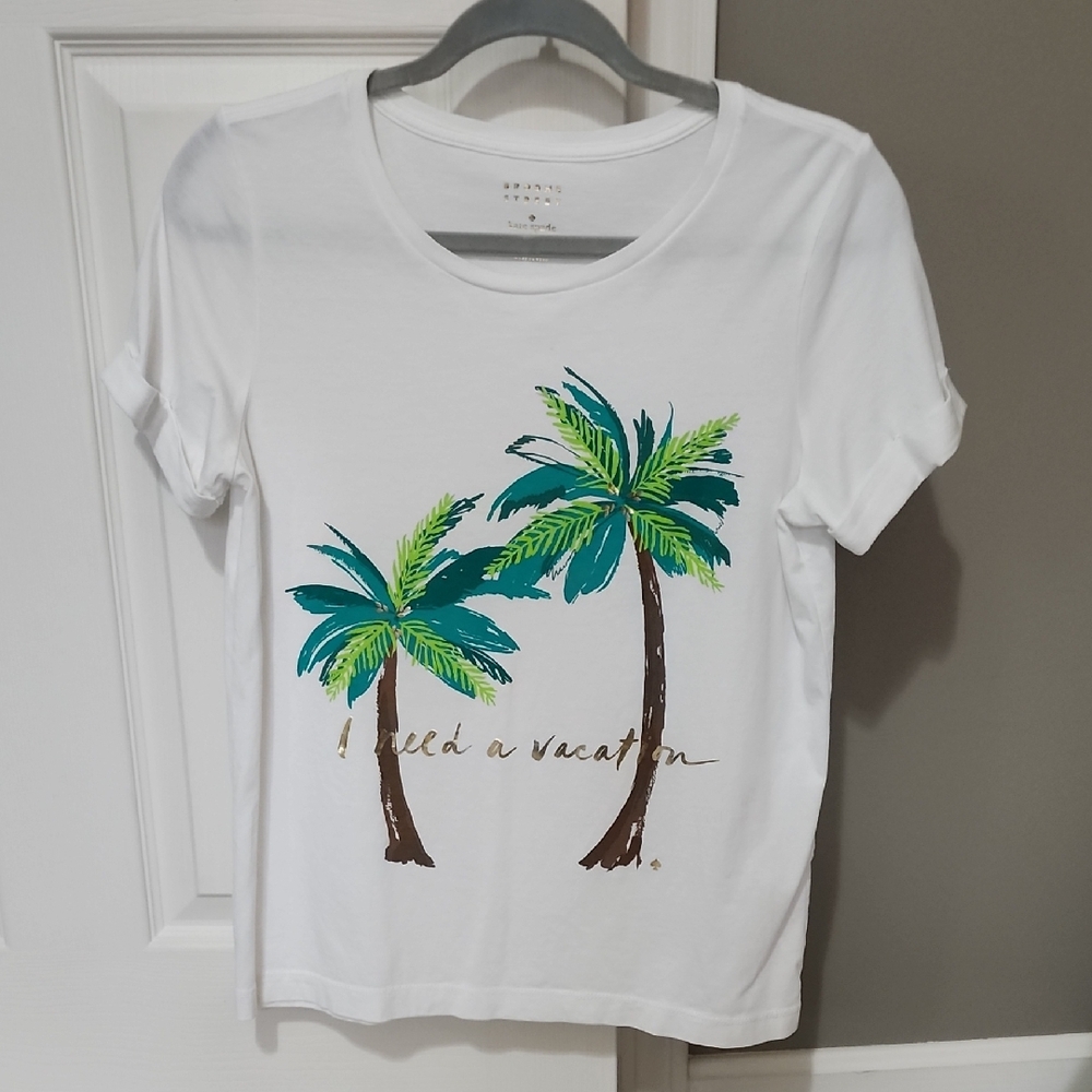 Kate Spade White Broome Street Tee